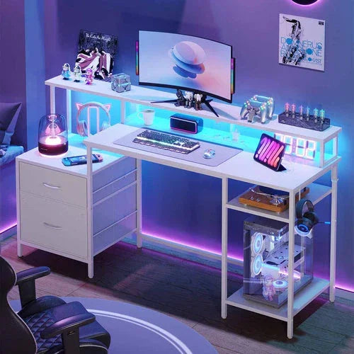 Gamer Tisch mit LED: Der perfekte Arbeitsplatz für Gamer