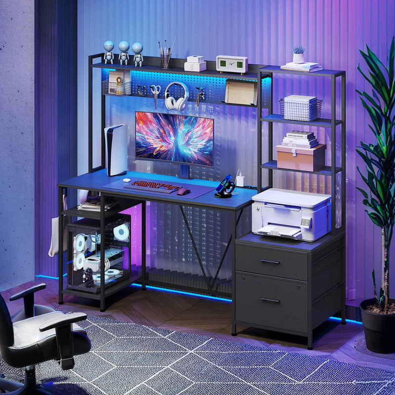 gamer tisch mit led