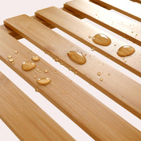 DE.SIKAIC Garderobenständer Bambus / Bambus / Klassisch Garderobenständer mit Sitzbank, Kleiderständer mit 10 Haken und Schuhregal, Stauraum unter der Sitzfläche, aus Bambus, 175 cm