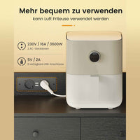 DE.SIKAIC Küchenschrank Schwarz / Holzwerkstoff / Modern Küchenschrank mit LED-Beleuchtung, Steckdose und 3 Schubladen 103.5 x 40 x 180 cm Schwarz