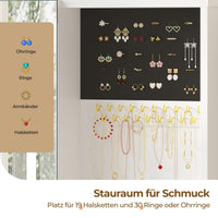 DE.SIKAIC Schminktische Weiß / Modern / Holzwerkstoff Schminktisch mit LED-Beleuchtung in 3 Farbe und einstellbare Helligkeit 2 Schubladen Weiß