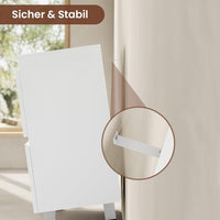 DE.SIKAIC Waschbeckenunterschrank Weiß / Holzwerkstoff oder Metall / Modern Waschbeckenunterschrank, Badezimmerschrank mit 2 Große Schubladen 80 x 30 x 56 cm Weiß